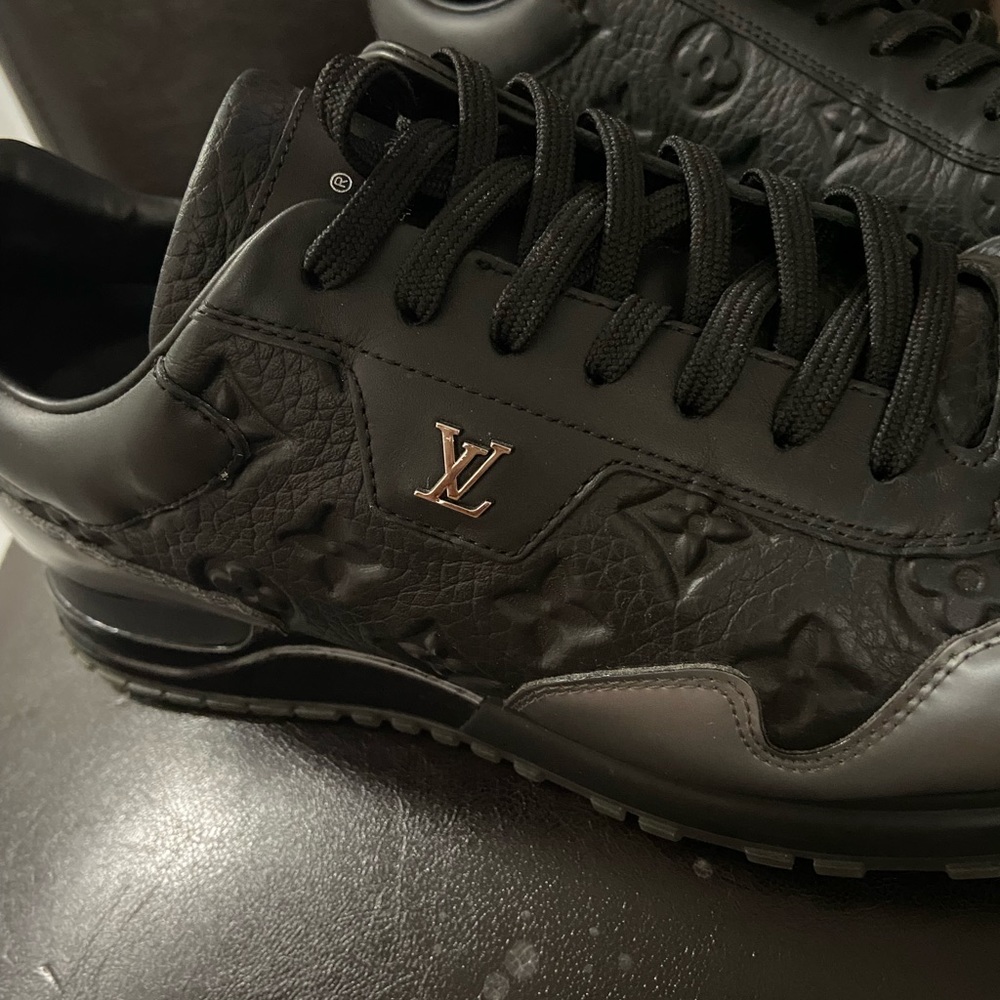 Black Louis Vuitton Run Away sneakers